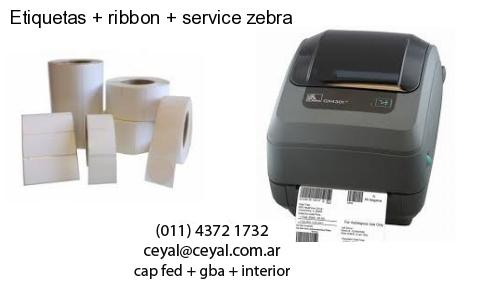 Etiquetas   ribbon   service zebra