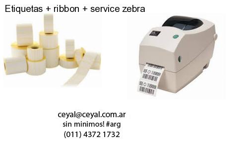 Etiquetas   ribbon   service zebra