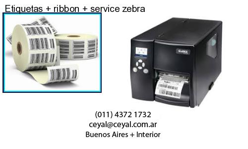 Etiquetas   ribbon   service zebra