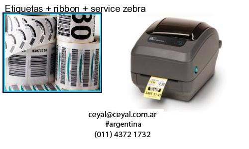 Etiquetas   ribbon   service zebra