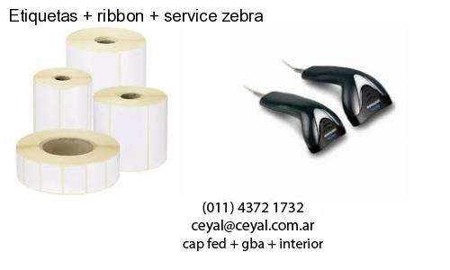 Etiquetas   ribbon   service zebra