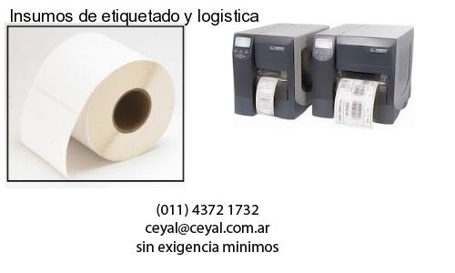 Insumos de etiquetado y logistica