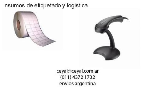 Insumos de etiquetado y logistica