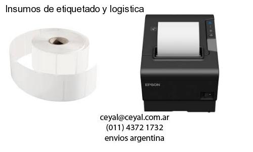 Insumos de etiquetado y logistica