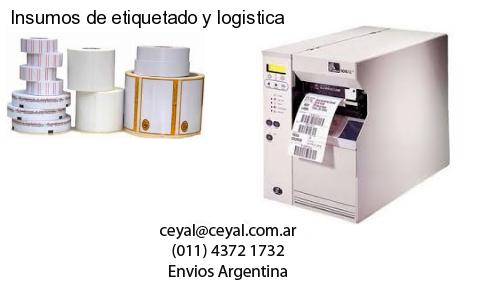 Insumos de etiquetado y logistica