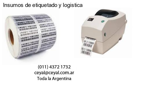 Insumos de etiquetado y logistica