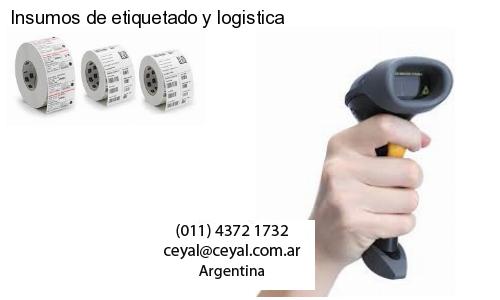 Insumos de etiquetado y logistica