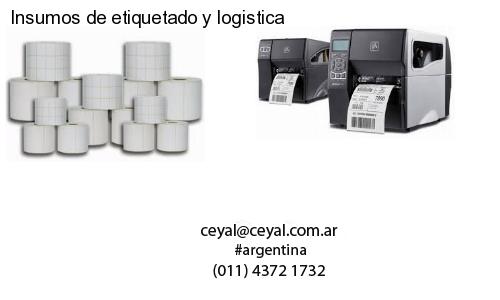 Insumos de etiquetado y logistica