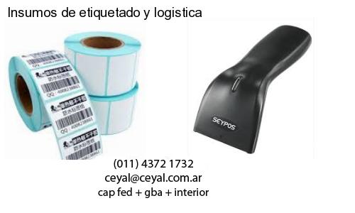 Insumos de etiquetado y logistica