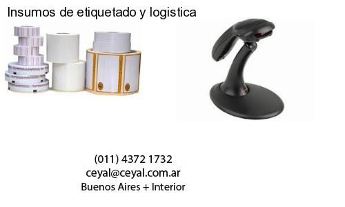 Insumos de etiquetado y logistica