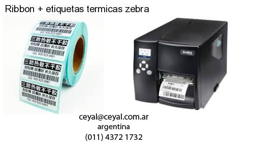 Ribbon   etiquetas termicas zebra