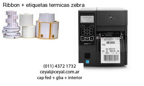 Ribbon   etiquetas termicas zebra