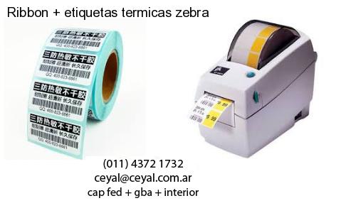 Ribbon   etiquetas termicas zebra