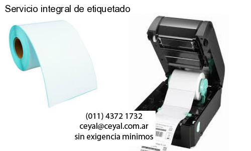 Servicio integral de etiquetado