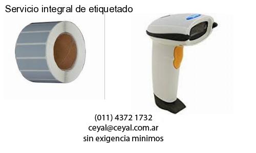 Servicio integral de etiquetado