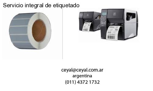 Servicio integral de etiquetado