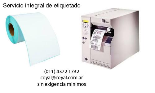 Servicio integral de etiquetado