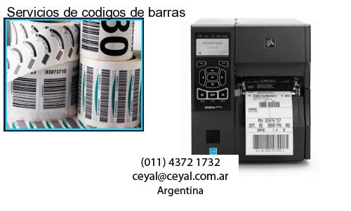 Servicios de codigos de barras