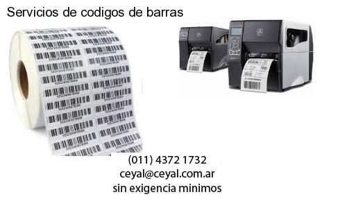 Servicios de codigos de barras