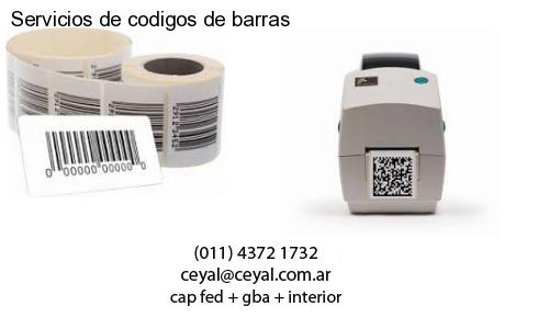 Servicios de codigos de barras