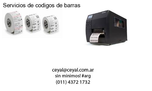 Servicios de codigos de barras