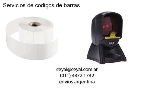 Servicios de codigos de barras
