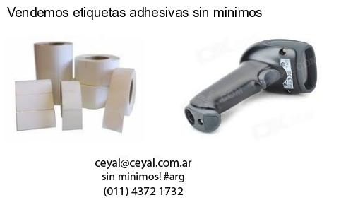 Vendemos etiquetas adhesivas sin minimos