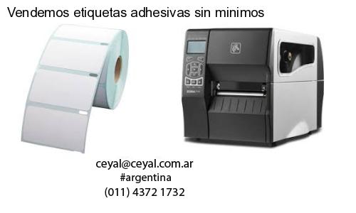 Vendemos etiquetas adhesivas sin minimos