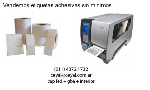 Vendemos etiquetas adhesivas sin minimos