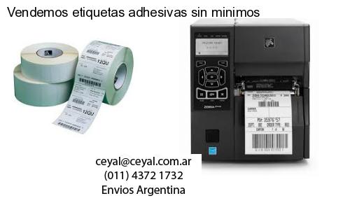 Vendemos etiquetas adhesivas sin minimos