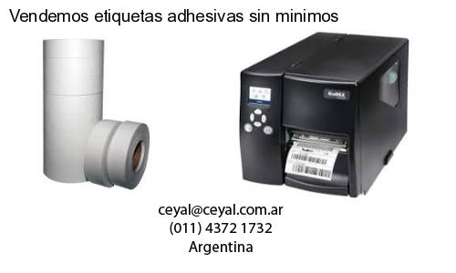 Vendemos etiquetas adhesivas sin minimos