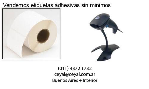 Vendemos etiquetas adhesivas sin minimos
