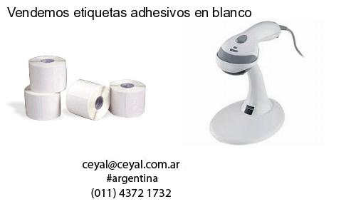 Vendemos etiquetas adhesivos en blanco