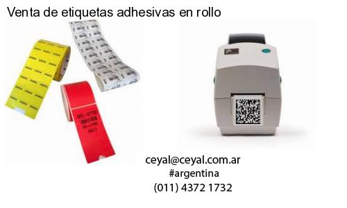 Venta de etiquetas adhesivas en rollo