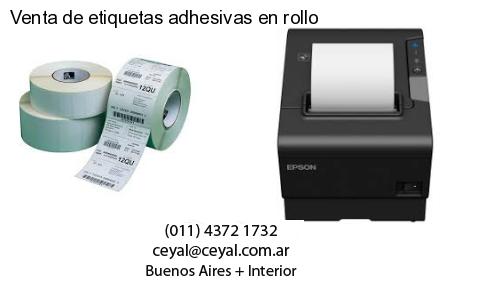 Venta de etiquetas adhesivas en rollo