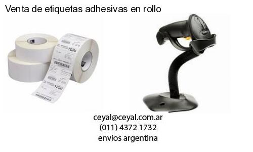 Venta de etiquetas adhesivas en rollo