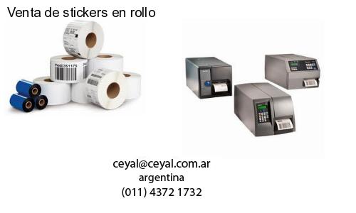 Venta de stickers en rollo