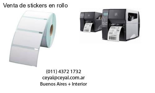 Venta de stickers en rollo