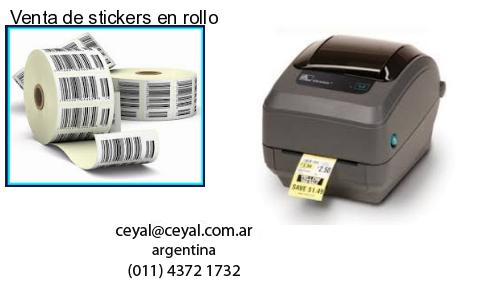 Venta de stickers en rollo