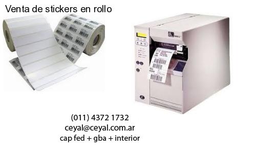 Venta de stickers en rollo