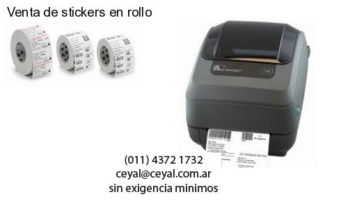 Venta de stickers en rollo