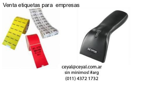 Venta etiquetas para  empresas