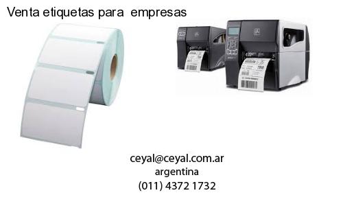 Venta etiquetas para  empresas