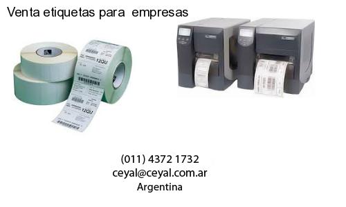 Venta etiquetas para  empresas