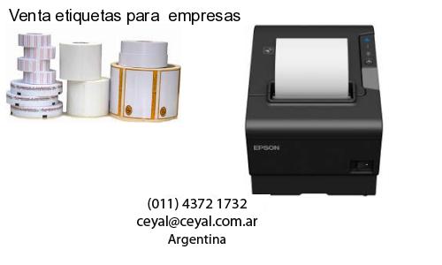 Venta etiquetas para  empresas