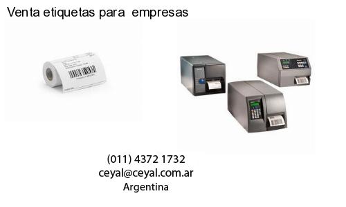 Venta etiquetas para empresas