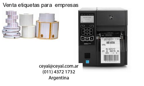 Venta etiquetas para  empresas