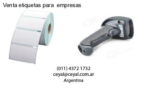 Venta etiquetas para  empresas