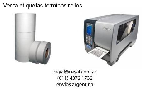 Venta etiquetas termicas rollos