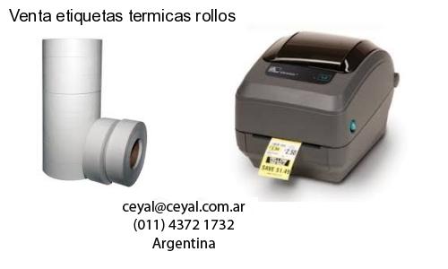 Venta etiquetas termicas rollos